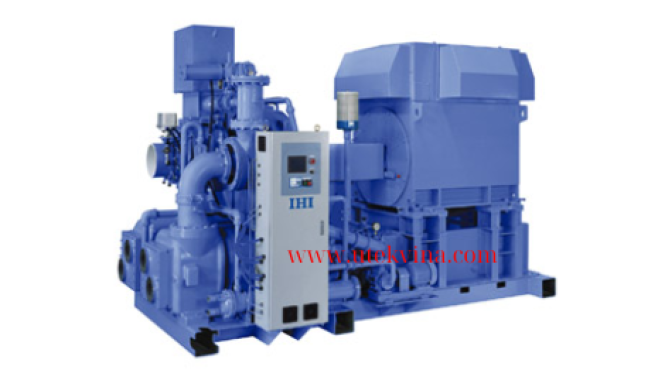 Nguyên lý hoạt động của máy nén khí ly tâm IHI Turbo Compressor