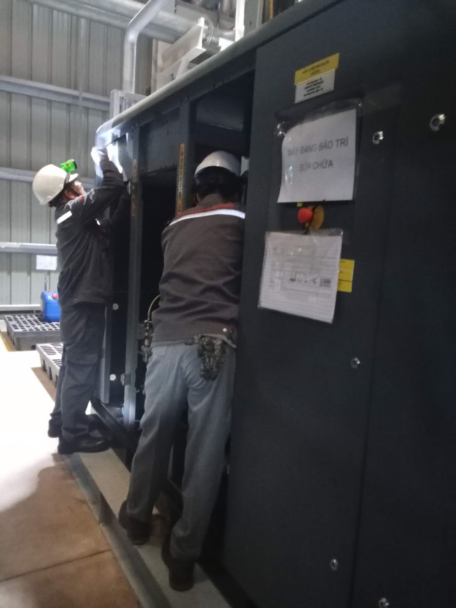 Sửa chữa và bảo dưỡng máy nén khí Atlas Copco