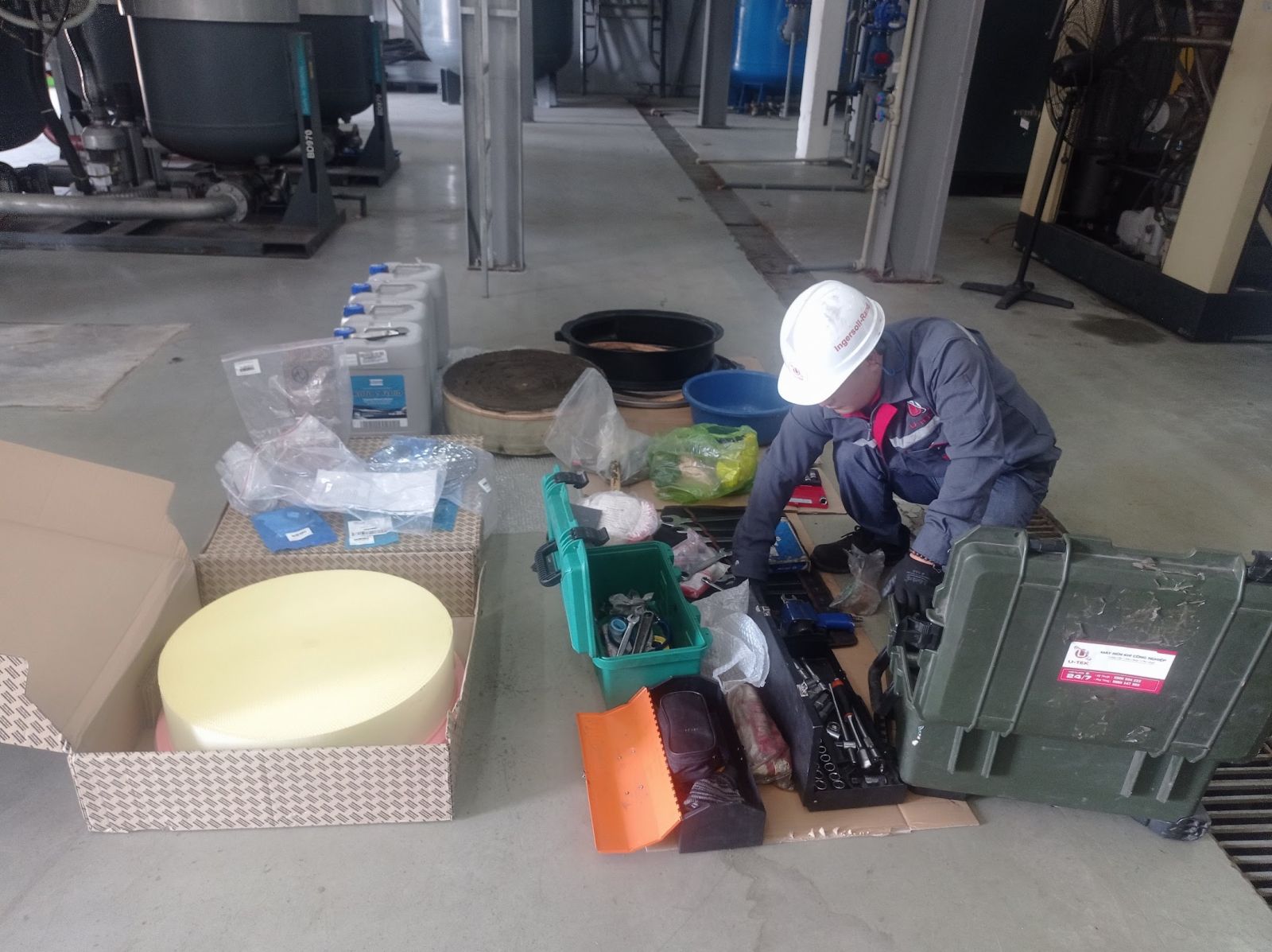 bảo dưỡng và sửa chữa máy nén khí atlas copco