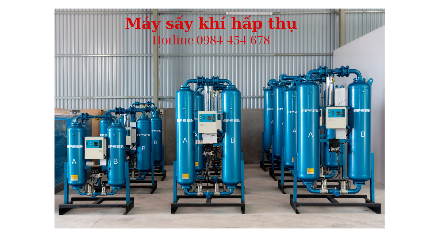 Máy sấy khí hấp thụ Utek