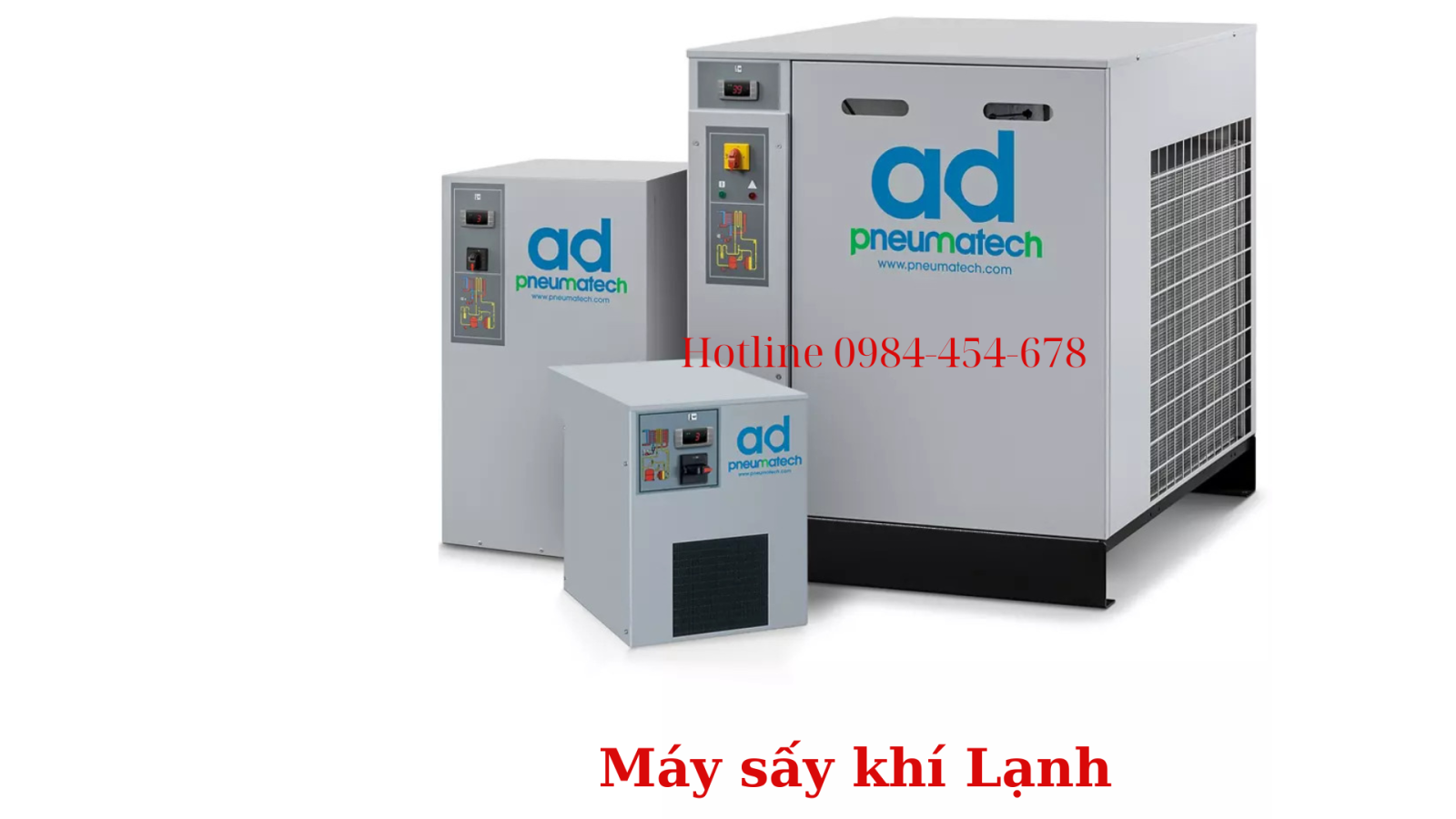 máy sấy khí pneumatech kiểu làm lạnh